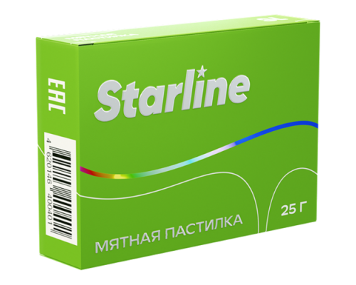 Табак для кальяна Starline Мятная пастилка (Старлайн - Мятная пастилка) - 25 гр Табак для кальяна Starline Мятная пастилка (Старлайн - Мятная пастилка) - 25 гр