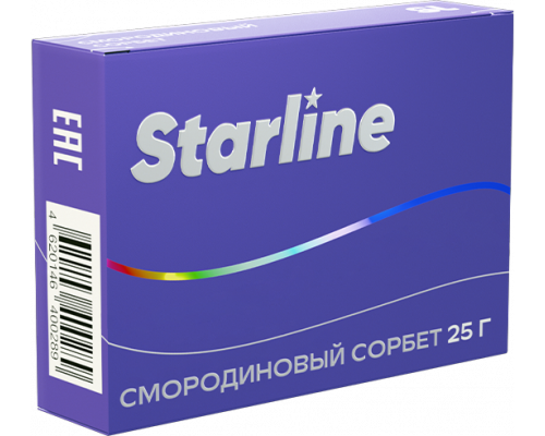 Табак для кальяна Starline Смородиновый сорбет (Старлайн - Смородиновый сорбет) - 25 гр Табак для кальяна Starline Смородиновый сорбет (Старлайн - Смородиновый сорбет) - 25 гр