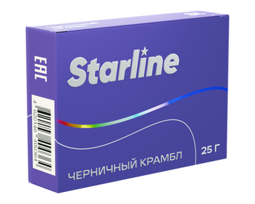 Табак для кальяна Starline Черничный крамбл (Старлайн - Черничный крамбл) - 25 гр Табак для кальяна Starline Черничный крамбл (Старлайн - Черничный крамбл) - 25 гр