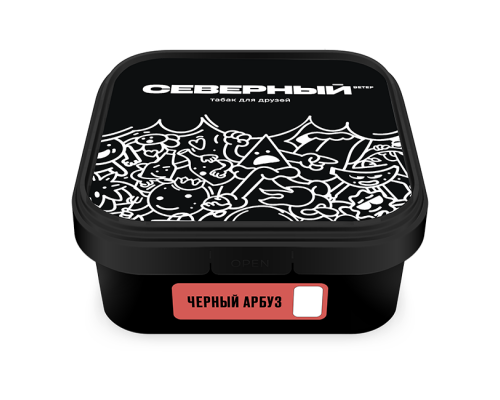 Табак для кальяна Северный Чёрный Арбуз - 200 гр