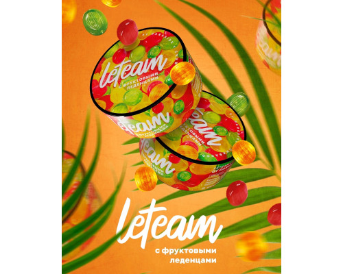 Бестабачная смесь для кальяна leTeam с Фруктовыми Леденцами - 125 гр