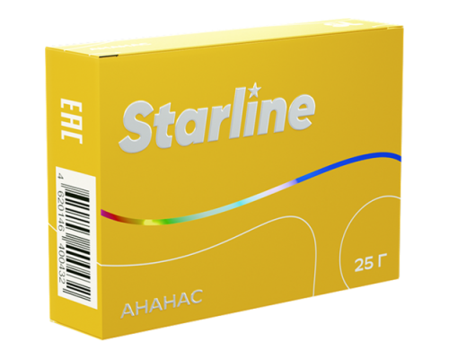 Табак для кальяна Starline Ананас (Старлайн - Ананас) - 25 гр Табак для кальяна Starline Ананас (Старлайн - Ананас) - 25 гр