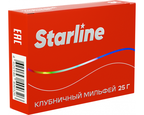 Табак для кальяна Starline Клубничный мильфей (Старлайн - Клубничный мильфей) - 25 гр Табак для кальяна Starline Клубничный мильфей (Старлайн - Клубничный мильфей) - 25 гр
