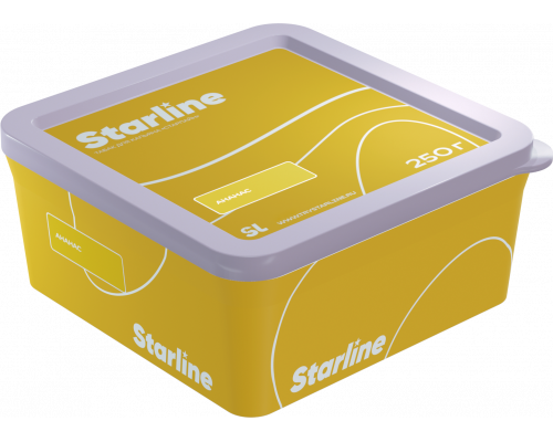 Табак для кальяна Starline Ананас (Старлайн - Ананас) - 250 гр Табак для кальяна Starline Ананас (Старлайн - Ананас) - 250 гр
