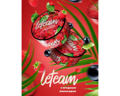 Бестабачная смесь для кальяна leTeam с Ягодным Лимонадом - 25 гр