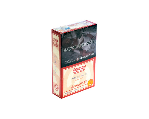 Табак для кальяна Ready 13 Papaya Guava (Рэди 13 - Папая, ГУава) - 30 гр