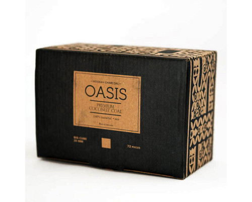 Уголь OASIS (25mm) - 1KG - 72 BRICKS