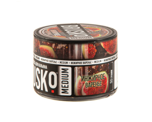 Бестабачная смесь BRUSKO - ИНЖИРНОЕ ВАРЕНЬЕ (MEDIUM) - 50 ГР - Инжир  