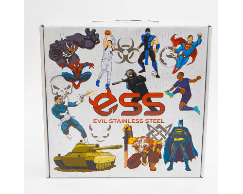 Кальян ESS - COMIC BATMAN (КОМПЛЕКТ: ШАХТА, ШЛАНГ, БЛЮДЦЕ, МУНДШТУК)