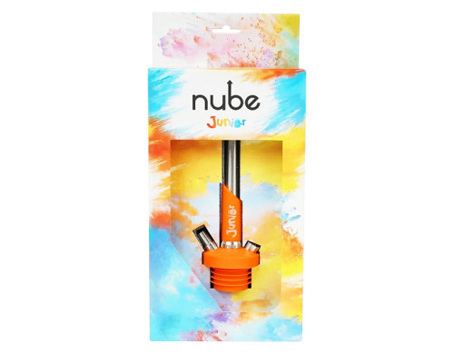 Кальян NUBE - JUNIOR (ЦВЕТ ОРАНЖЕВЫЙ - В КОМПЛЕКТЕ: ШАХТА+БЛЮДЦЕ+МУНДШТУК)