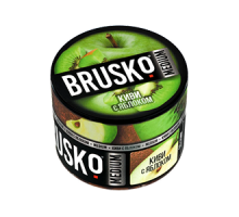 Бестабачная смесь BRUSKO - КИВИ С ЯБЛОКОМ (MEDIUM) - 50 ГР 