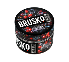 Бестабачная смесь BRUSKO - ЛЕДЯНАЯ СМОРОДИНА (MEDIUM) - 50 ГР