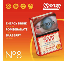 Табак для кальяна Ready 8 Energy Drink Pomegranate Barberry - 30 гр