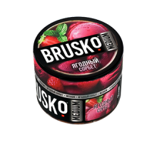 Бестабачная смесь BRUSKO - ЯГОДНЫЙ СОРБЕТ (MEDIUM) - 50 ГР