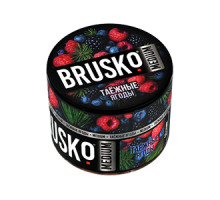 Бестабачная смесь BRUSKO - ТАЁЖНЫЕ ЯГОДЫ (MEDIUM) - 50 ГР
