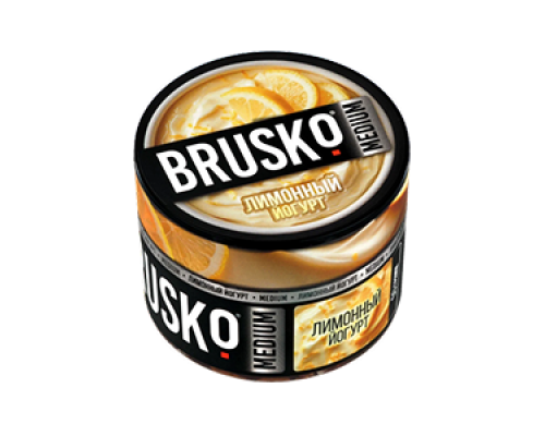 Бестабачная смесь BRUSKO ЛИМОННЫЙ ЙОГУРТ (БРУСКО) - 50 ГР