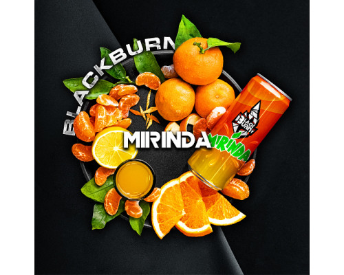 Табак для кальяна BlackBurn Mirinda (БлэкБерн - Мандариновая газировка) - 25 гр