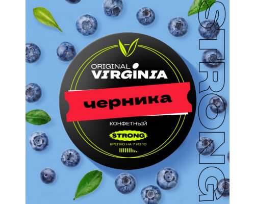 Табак для кальяна Original Virginia Strong Черника (Ориджинал Вирджиния Стронг) - 100 гр Табак для кальяна Original Virginia Strong Черника (Ориджинал Вирджиния Стронг) - 100 гр
