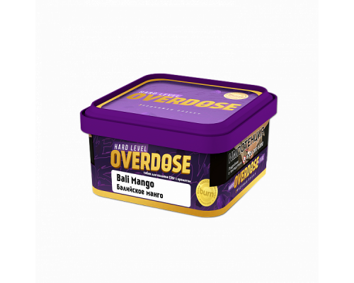 Табак для кальяна Overdose Bali Mango  (Овердоз - Балийское Манго) - 200 гр