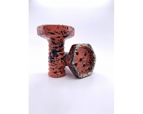 Чаша для кальяна THOR - EVIL SCREW BOWL GLAZE (РОЗОВЫЙ СПЛОШНОЙ)