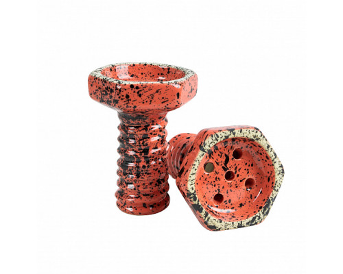 Чаша для кальяна THOR - EVIL SCREW BOWL GLAZE (РОЗОВЫЙ СПЛОШНОЙ)