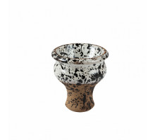Чаша для кальяна TELAMON BOWLS - CLASSIC BASALT GLAZE WHITE