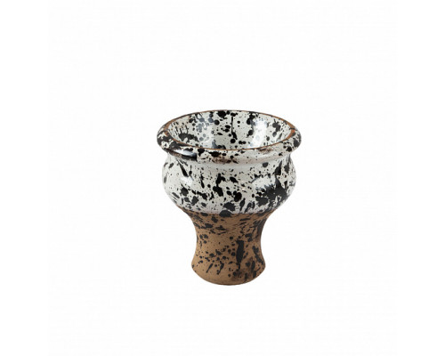 Чаша для кальяна TELAMON BOWLS - CLASSIC BASALT GLAZE WHITE Чаша для кальяна TELAMON BOWLS - CLASSIC BASALT GLAZE WHITE