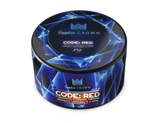 Табак для кальяна Sapphire Crown Code Red (Сапфир Краун - Код Красный) - 25 гр Табак для кальяна Sapphire Crown Code Red (Сапфир Краун - Код Красный) - 25 гр