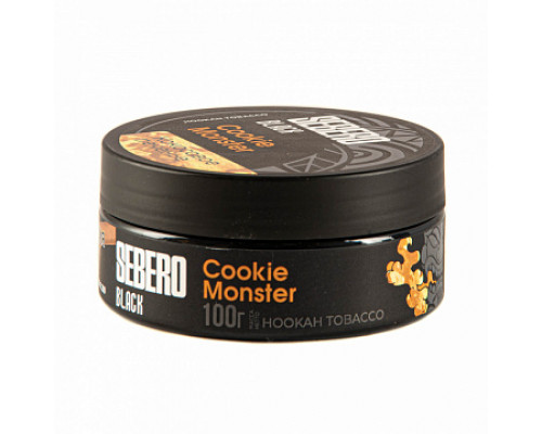 Табак для кальяна Sebero Black Cookie Monster (Себеро Блэк - Кокосовое печенье) - 100 гр Табак для кальяна Sebero Black Cookie Monster (Себеро Блэк - Кокосовое печенье) - 100 гр