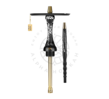 Кальян ALPHA HOOKAH - X VNDL - JET BLACK (КОМПЛЕКТ: ШАХТА, БЛЮДЦЕ, ШЛАНГ, МУНДШТУК)
