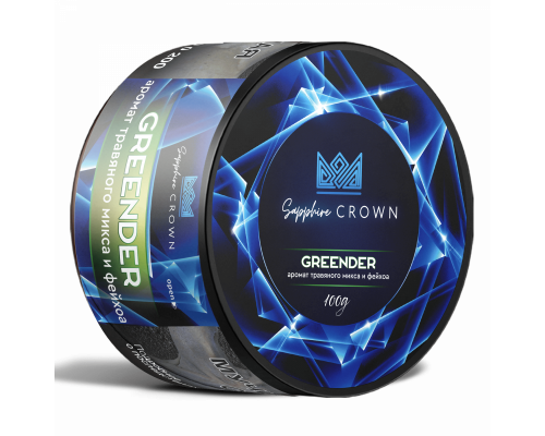 Табак для кальяна Sapphire Crown Greender (Сапфир Краун - Травы, Фейхоа) - 100 гр Табак для кальяна Sapphire Crown Greender (Сапфир Краун - Травы, Фейхоа) - 100 гр