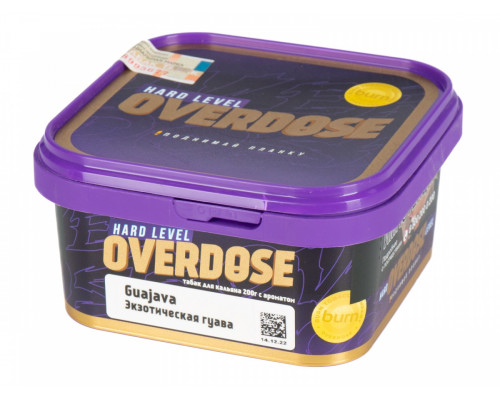 Табак для кальяна Overdose Guajava  (Овердоз - Экзотическая Гуава) - 200 гр
