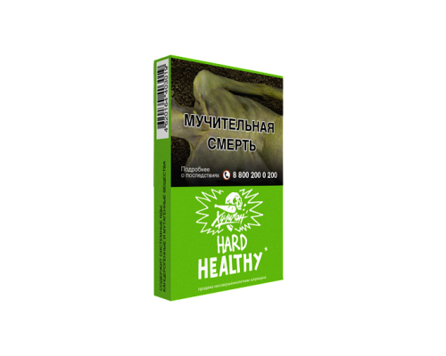 Табак для кальяна Хулиган HARD Healthy (Имбирь - лимон) - 25 гр