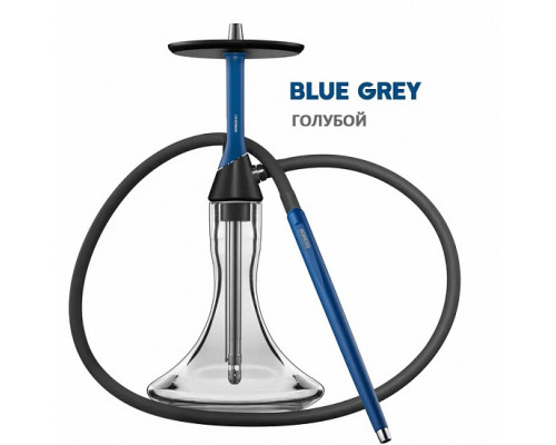 Кальян KORESS - K2 BLUE GRAY (КОМПЛЕКТ: ШАХТА, БЛЮДЦЕ, ШЛАНГ, МУНДШТУК)