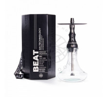 Кальян ALPHA HOOKAH - BEAT ПРОЗРАЧНАЯ КОЛБА (КОМПЛЕКТ: ШАХТА, БЛЮДЦЕ, КОЛБА, ШЛАНГ, МУНДШТУК)