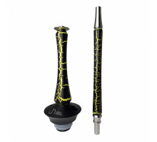 Кальян UNION HOOKAH - SLEEK КРАКЛЕ ЖЕЛТЫЙ (В КОМПЛЕКТЕ: ШАХТА, МУНДШТУК, БЛЮДЦЕ, КОННЕКТОР, УПЛОТНИТЕЛИ)