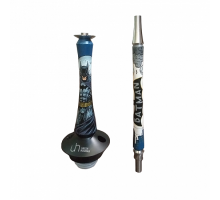 Кальян UNION HOOKAH - SLEEK КОМИКС БЭТМЕН (В КОМПЛЕКТЕ: ШАХТА, МУНДШТУК, БЛЮДЦЕ, КОННЕКТОР, УПЛОТНИТЕЛИ)