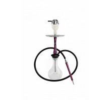 Кальян UNION HOOKAH - SLEEK КРАКЛЕ РОЗОВЫЙ (В КОМПЛЕКТЕ: ШАХТА, МУНДШТУК, БЛЮДЦЕ, КОННЕКТОР, УПЛОТНИТЕЛИ)