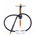 Кальян ALPHA HOOKAH - S BLACK MATTE (КОМПЛЕКТ: ШАХТА, БЛЮДЦЕ, ШЛАНГ, МУНДШТУК)