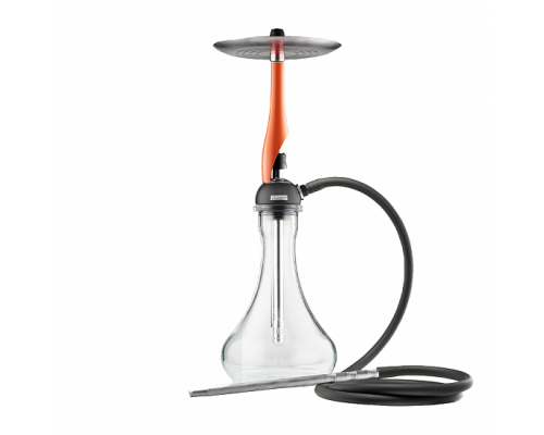 Кальян KORESS - K1T RED ORANGE (КОМПЛЕКТ: ШАХТА, БЛЮДЦЕ, ШЛАНГ, МУНДШТУК)