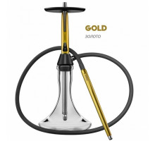 Кальян KORESS - K3 GOLD (КОМПЛЕКТ: ШАХТА, БЛЮДЦЕ, ШЛАНГ, МУНДШТУК)