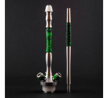Кальян UNION HOOKAH - FIBONACCI АКРИЛ ЗЕЛЕНЫЙ 2 (ШАХТА, МУНДШТУК, БЛЮДЦЕ, КОННЕКТОР, УПЛОТНИТЕЛИ, ШЛАНГ)