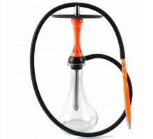 Кальян ALPHA HOOKAH - X ORANGE FLUOR (КОМПЛЕКТ: ШАХТА, БЛЮДЦЕ, ШЛАНГ, МУНДШТУК)