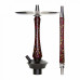 Кальян UNION HOOKAH - SLEEK АКРИЛ С ШИШКАМИ КРАСНЫЙ (В КОМПЛЕКТЕ: ШАХТА, МУНДШТУК, БЛЮДЦЕ, КОННЕКТОР)