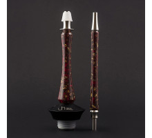 Кальян UNION HOOKAH - SLEEK АКРИЛ С ШИШКАМИ КРАСНЫЙ (В КОМПЛЕКТЕ: ШАХТА, МУНДШТУК, БЛЮДЦЕ, КОННЕКТОР)