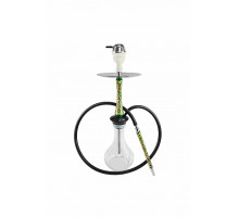 Кальян UNION HOOKAH - SLEEK ХОХЛОМА ЗЕЛЕНЫЙ (ШАХТА, МУНДШТУК, БЛЮДЦЕ, КОННЕКТОР, УПЛОТНИТЕЛИ)