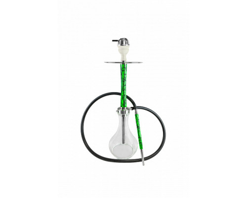 Кальян NUBE - UNIQUE VOLT GREEN (ЦВЕТ ЗЕЛЕНЫЙ - В КОМПЛЕКТЕ: ШАХТА+ШЛАНГ+БЛЮДЦЕ+МУНДШТУК+КОННЕКТОР)