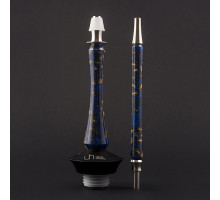 Кальян UNION HOOKAH - SLEEK АКРИЛ С ШИШКАМИ СИНИЙ (В КОМПЛЕКТЕ: ШАХТА, МУНДШТУК, БЛЮДЦЕ, КОННЕКТОР)