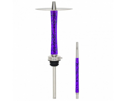 Кальян NUBE - UNIQUE VOLT VIOLET (ЦВЕТ ФИОЛЕТОВЫЙ - В КОМПЛЕКТЕ: ШАХТА+ШЛАНГ+БЛЮДЦЕ+МУНДШТУК+КОННЕКТОР)