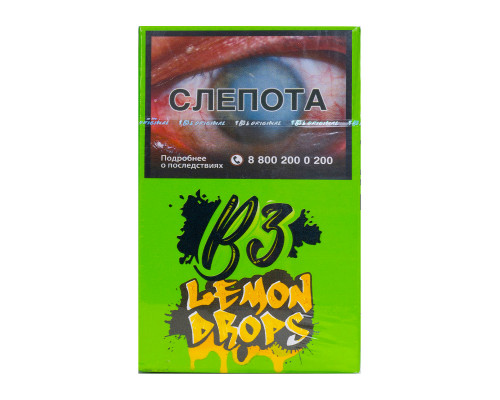 Табак для кальяна B3 Lemon Drops 50гр - Лимонный Леденец Табак для кальяна B3 Lemon Drops 50гр - Лимонный Леденец